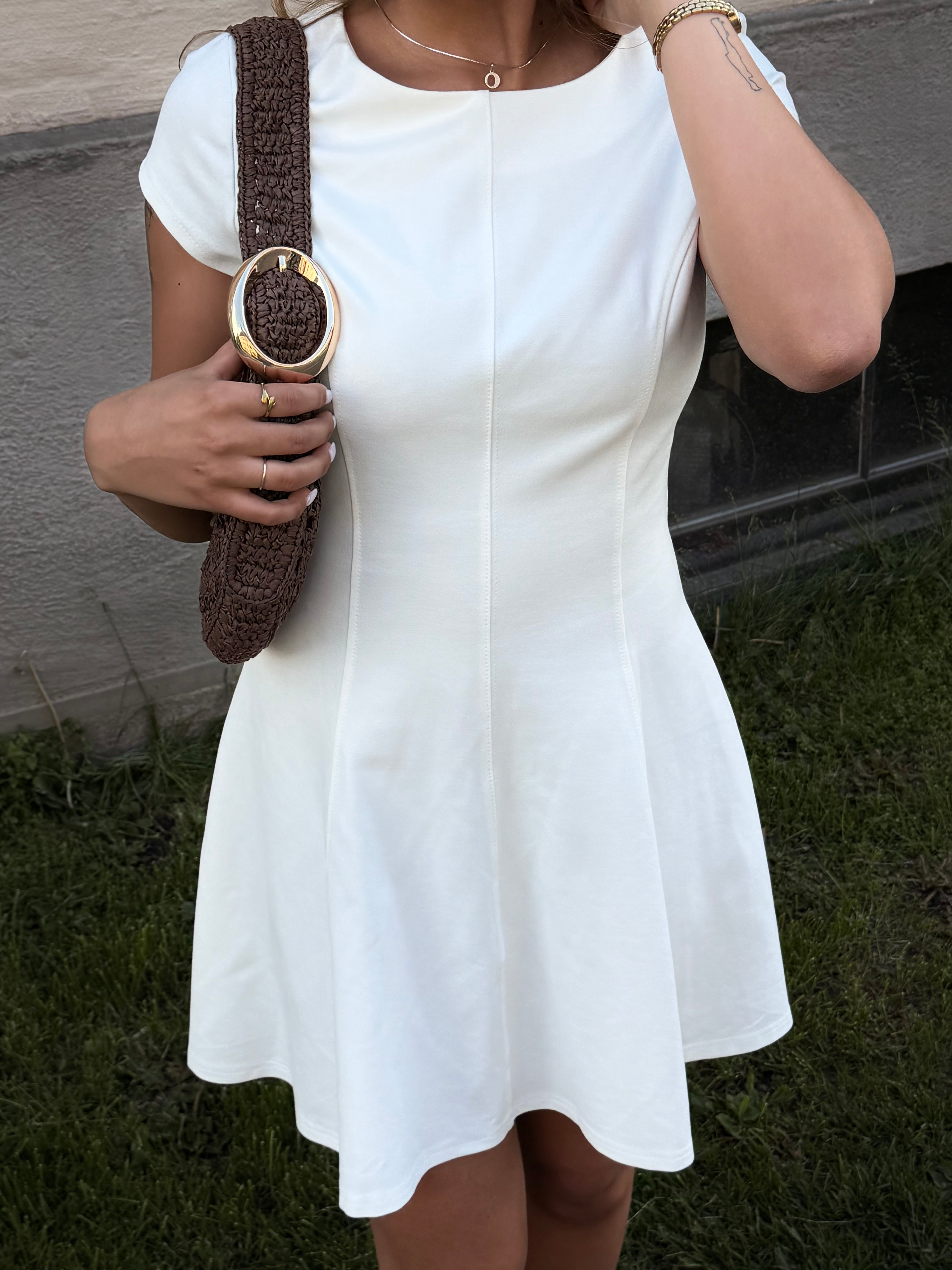 VMJAZLYN Short Dress - Snow White